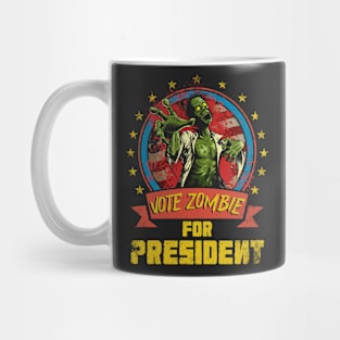 Vote Zombie for President Mug